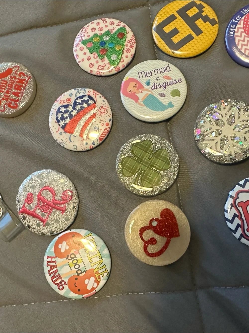 Velcro badge reel lot